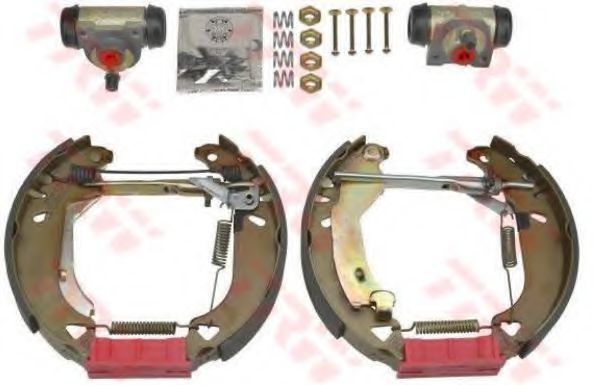 Тормозные колодки барабанные TRW GSK1727