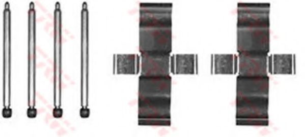 Скобы тормозных колодок TRW PFK128