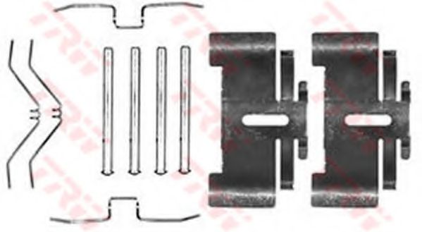 Скобы тормозных колодок TRW PFK149