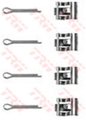 Скобы тормозных колодок TRW PFK20