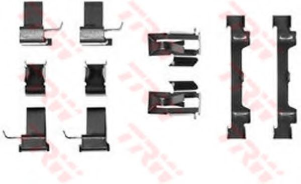 Скобы тормозных колодок TRW PFK216