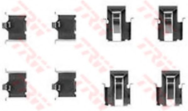 Скобы тормозных колодок TRW PFK236