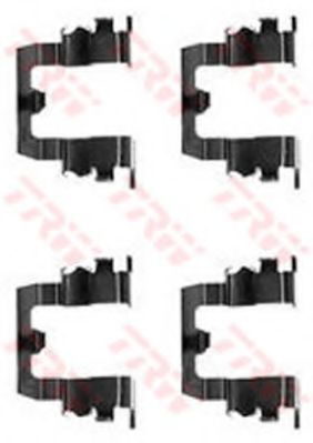 Скобы тормозных колодок TRW PFK273