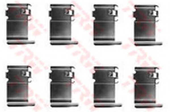 Скобы тормозных колодок на Mitsubishi Galant (Митсубиси Галант) 5, 6, 7 ...