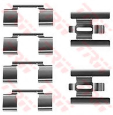 Скобы тормозных колодок TRW PFK343