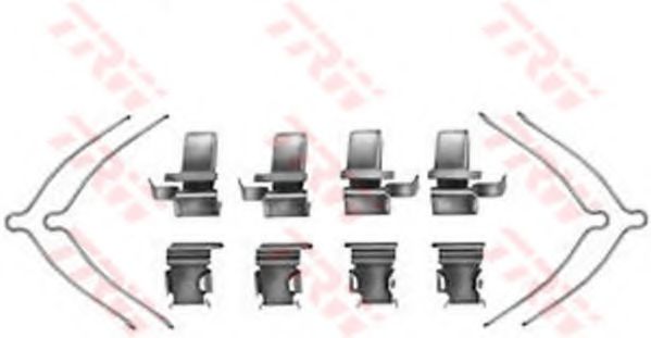 Скобы тормозных колодок TRW PFK361