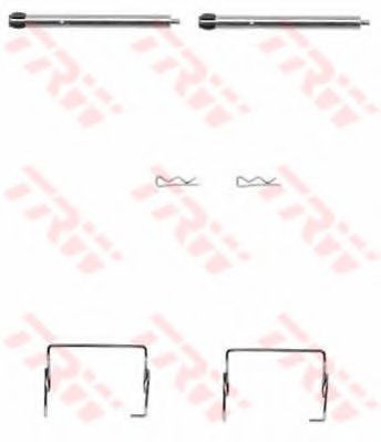 Скобы тормозных колодок TRW PFK371