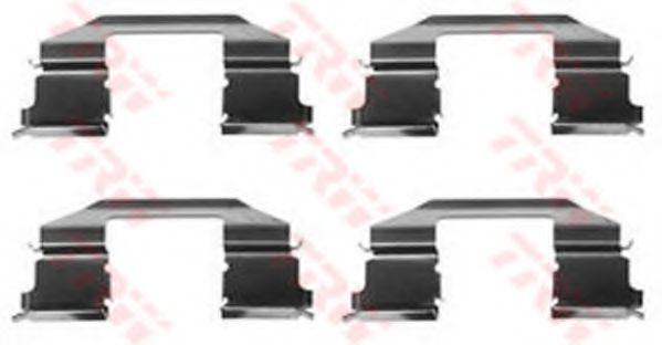 Скобы тормозных колодок TRW PFK383