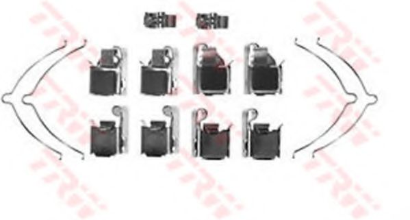 Скобы тормозных колодок TRW PFK386