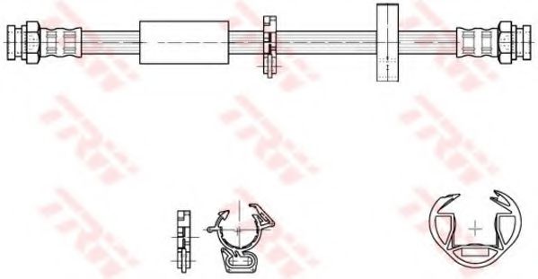 Тормозной шланг TRW PHA317