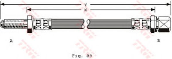 Тормозной шланг TRW PHB108