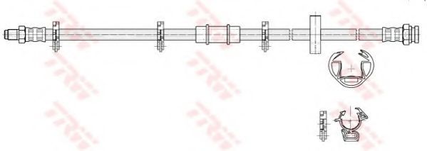 Тормозной шланг TRW PHB242