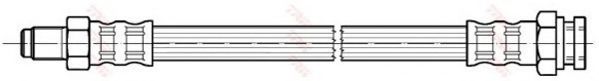 Тормозной шланг TRW PHB307