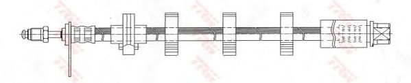 Тормозной шланг TRW PHB367