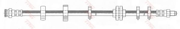 Тормозной шланг TRW PHB390