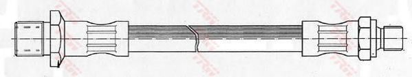 Тормозной шланг trw PHC176
