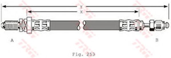 Тормозной шланг TRW PHC279