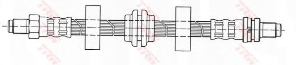 Тормозной шланг TRW PHC284