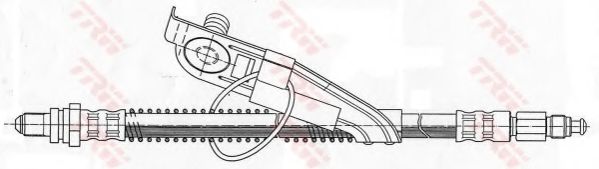 Тормозной шланг TRW PHC291