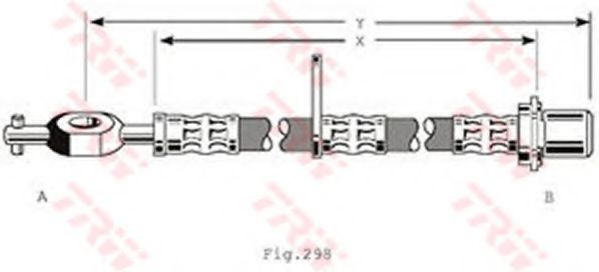 Тормозной шланг TRW PHD203