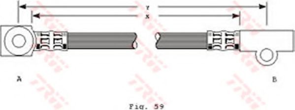 Тормозной шланг TRW PHD226