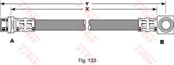 Тормозной шланг TRW PHD273