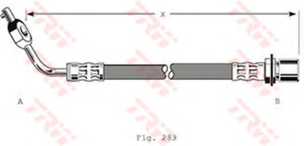 Тормозной шланг TRW PHD291