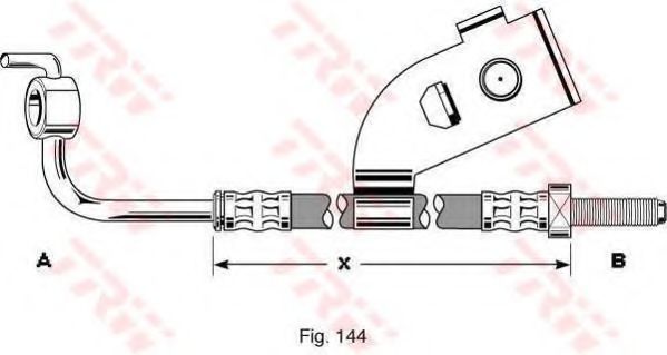 Тормозной шланг TRW PHD341