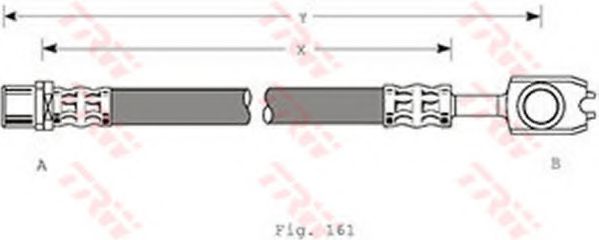 Тормозной шланг TRW PHD351