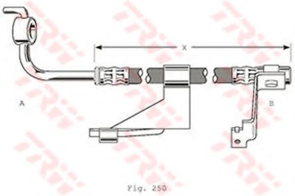 Тормозной шланг TRW PHD363