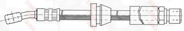 Тормозной шланг TRW PHD415