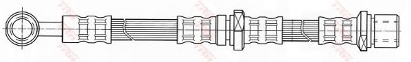 Тормозной шланг TRW PHD436