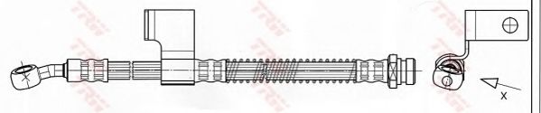 Тормозной шланг TRW PHD531