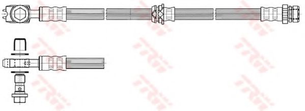 Тормозной шланг TRW PHD560