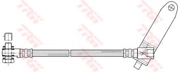Тормозной шланг TRW PHD951 Тормозной шланг TRW PHD951