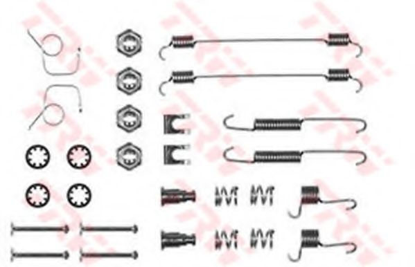 Ремкомплект барабанных колодок TRW SFK105