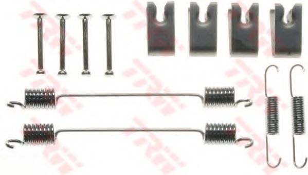 Ремкомплект барабанных колодок TRW SFK410