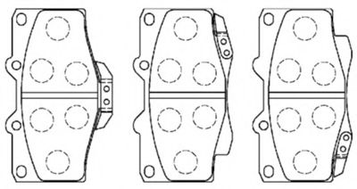 Тормозные колодки AISIN A1N029