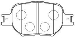 Тормозные колодки AISIN A1N065