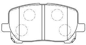 Тормозные колодки AISIN A1N105