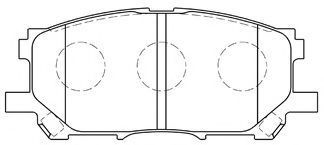 Тормозные колодки AISIN A1N110