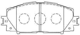 Тормозные колодки AISIN A1N155
