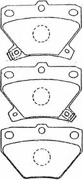 Тормозные колодки AISIN A2N007