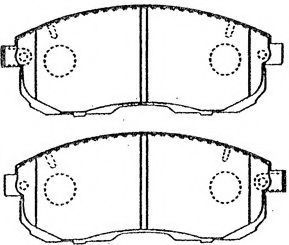 Тормозные колодки AISIN B1N039