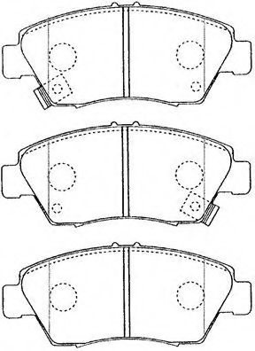 Тормозные колодки AISIN C1N016