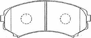 Тормозные колодки AISIN D1N003