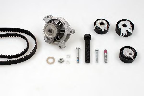 Комплект ГРМ с помпой HEPU PK05740
