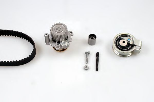 Комплект ГРМ с помпой HEPU PK05541