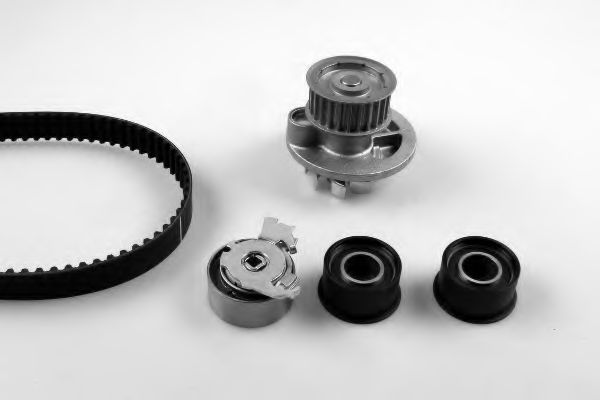 Комплект ГРМ с помпой HEPU PK03283
