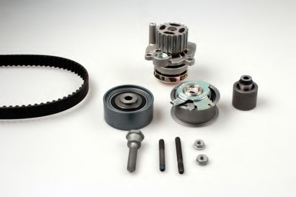 Комплект ГРМ с помпой HEPU PK05697